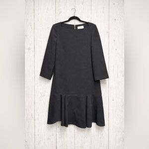 Kate Spade Black Flounce Dress